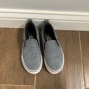 Vans Heather Grey Skate Shoe Youth Size 11
